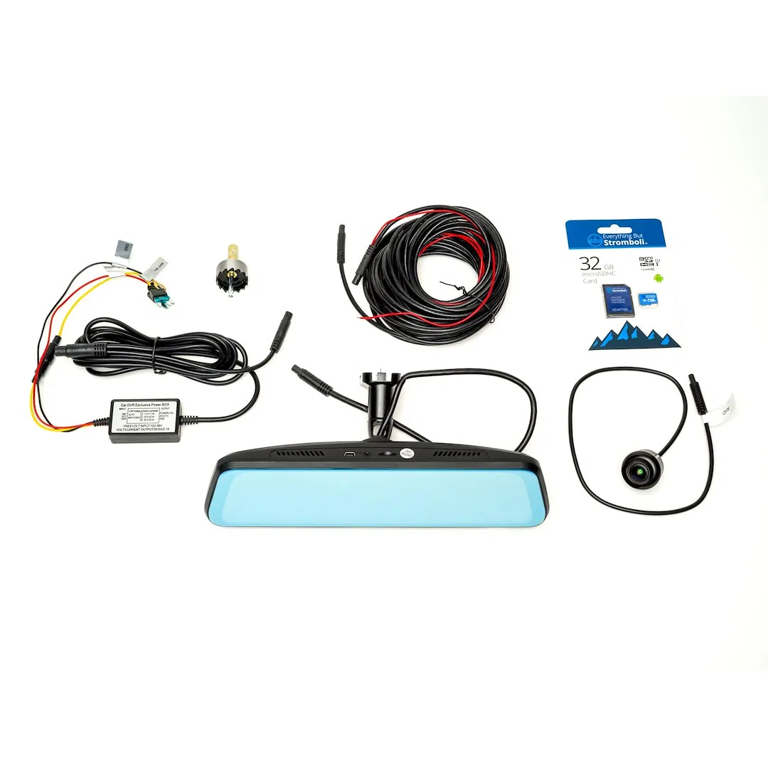 FVMR-1155 – BRAND MOTION Backup Camera, Rear Mount Auto-Dimming Anti Glare Tempered Glass Screen 9.66 Inch Screen 192...